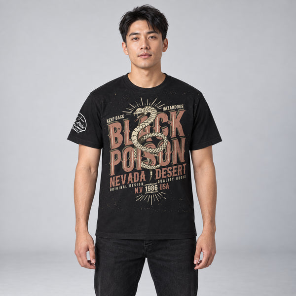 Black Poison T-Shirt — studio-front