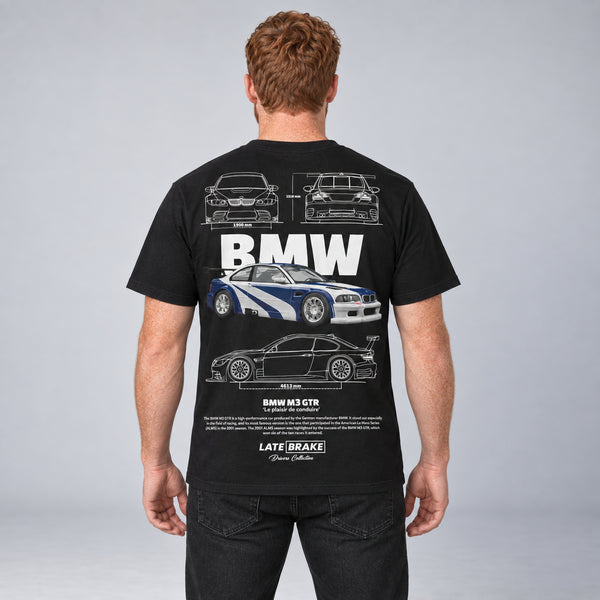 BMW M3 GTI Drivers Collective T-Shirt — studio-rear