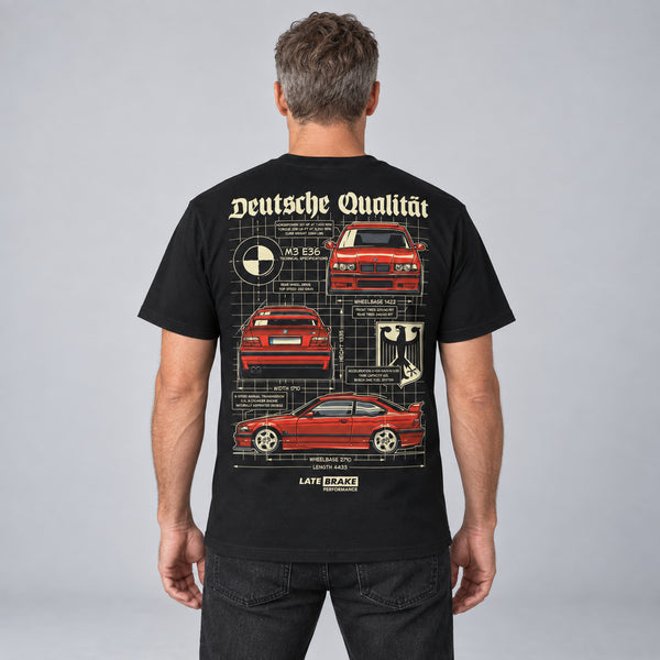 Deutsche Qualitat T-Shirt — studio-rear
