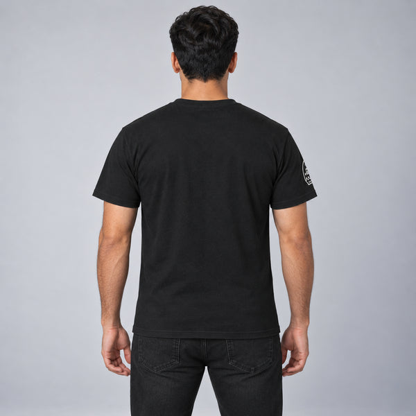 Hell Riders Winged T-Shirt — studio-rear