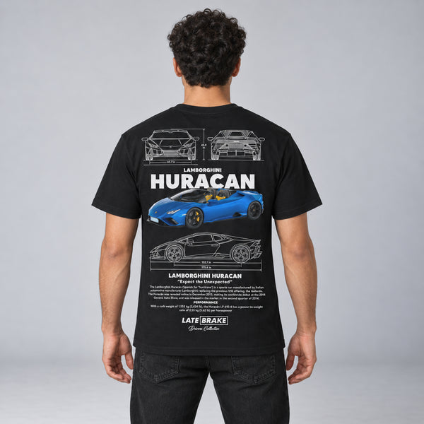 Huracan Drivers Collective T-Shirt — studio-rear