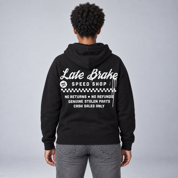 LB Speed Shop Hoodie — studio-rear