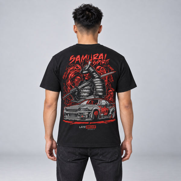 Samurai T-Shirt — studio-rear