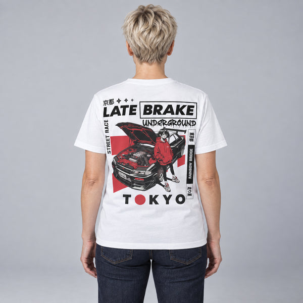 Tokyo Street Race T-Shirt — studio-rear