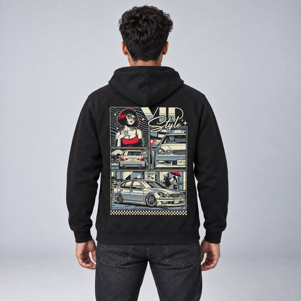 VIP Style Hoodie — studio-rear
