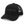 Late Brake black mesh trucker hat with a tonal LATE BRAKE wordmark on a white background.