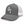 Late Brake grey and white mesh trucker hat with an embroidered LB monogram on a white background.