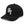 Late Brake black curved brim cap with a white embroidered LB monogram on a white background.