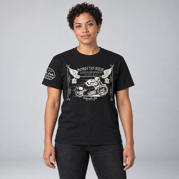 Born to Ride T-Shirt — studio-front