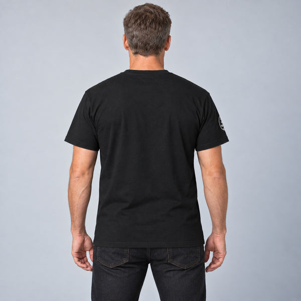 Cafe Racer Unique T-Shirt — studio-rear