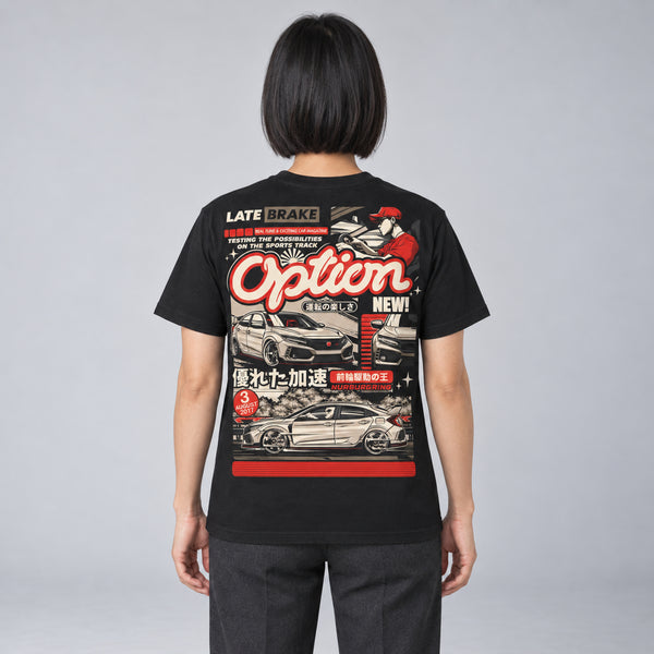 Civic Option T-Shirt — studio-rear