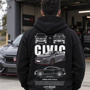 Civic Type-R Drivers Collective Hoodie — lifestyleSQ