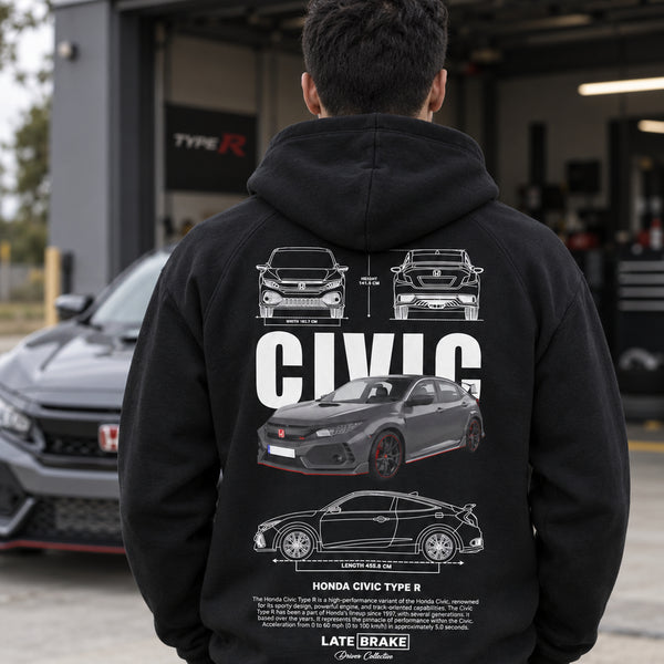 Civic Type-R Drivers Collective Hoodie — lifestyleSQ