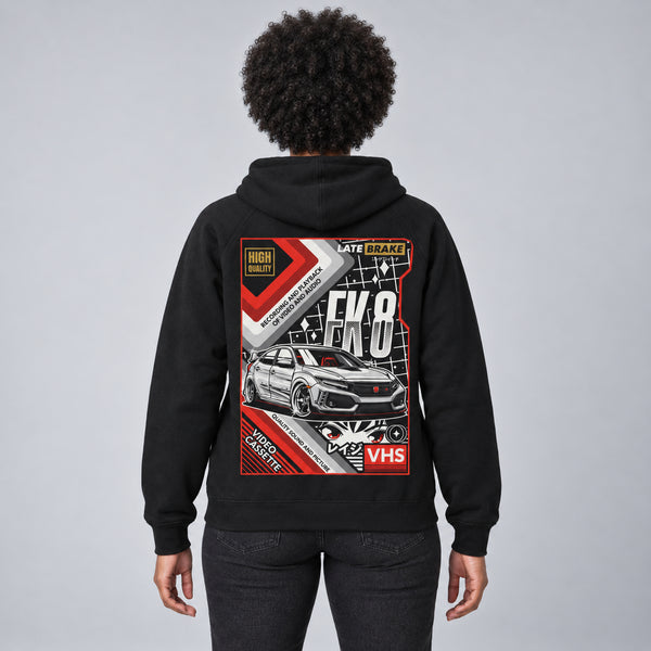 Civic VHS Hoodie — studio-rear