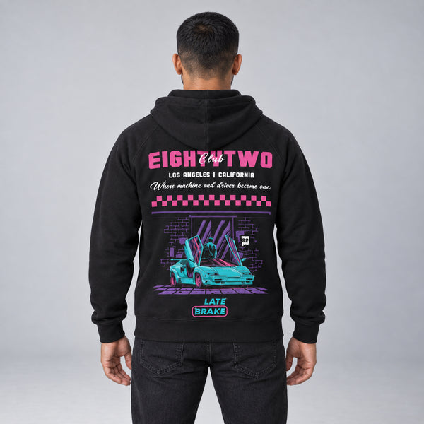 Club 82 Hoodie — studio-rear