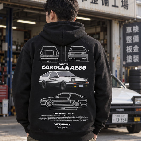 Corolla AE86 Drivers Collective Hoodie — lifestyleSQ
