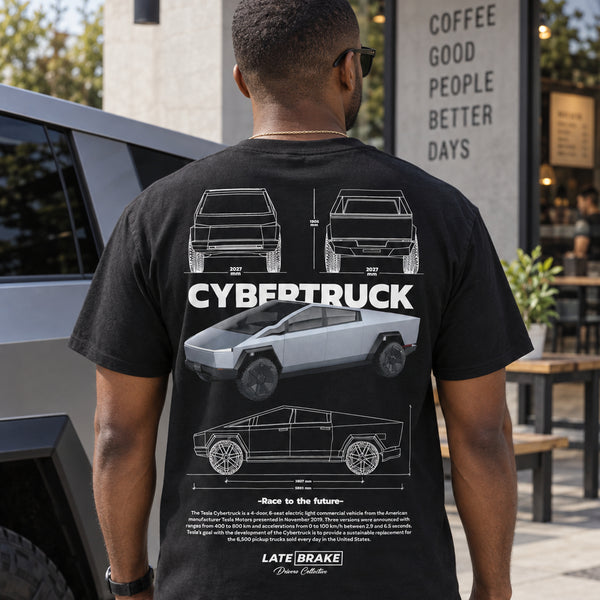 Cybertruck Drivers Collective T-Shirt — lifestyleSQ