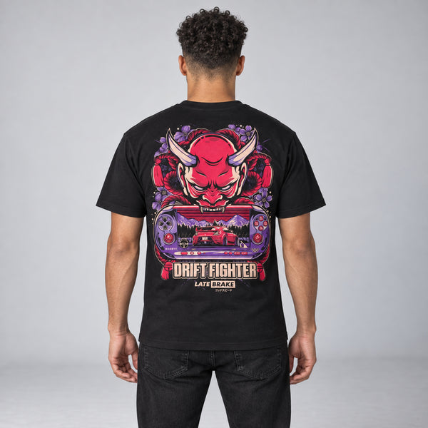 Drift Fighter T-Shirt — studio-rear