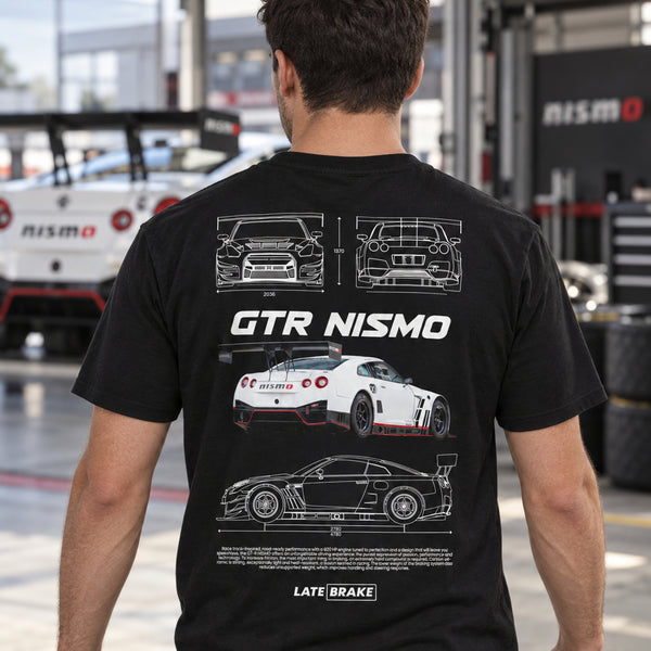 GTR Nismo (WHT) Drivers Collective T-Shirt — lifestyleSQ