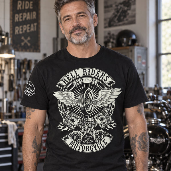 Hell Riders Winged T-Shirt — lifestyleSQ