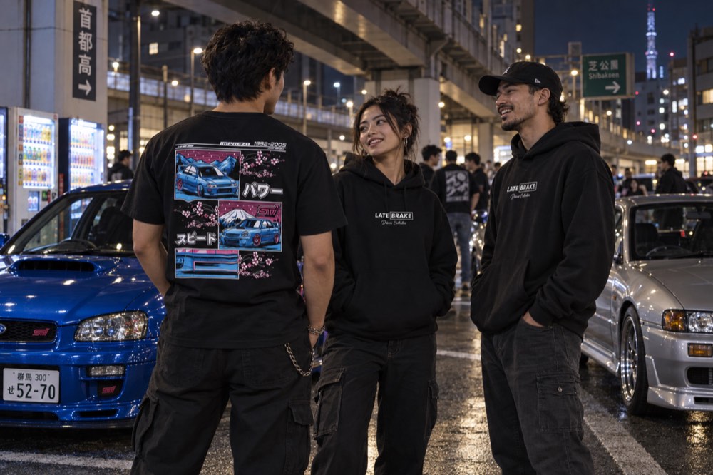 Late Brake community at a Japanese car meet