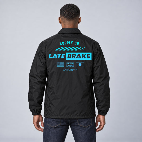 LB International Coach Jacket — studio-rear