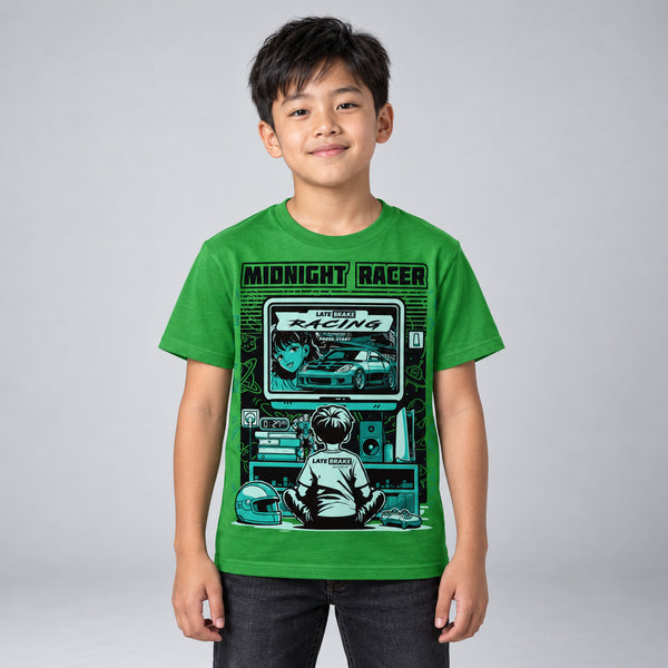 Midnight Racer Youth T-Shirt — studio-front