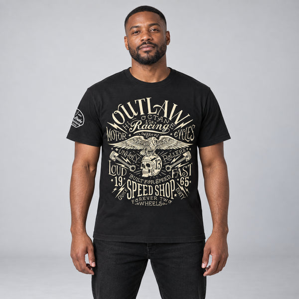 Outlaw Eagle T-Shirt — studio-front
