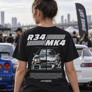 R34 MK4 Drivers Collective T-Shirt — lifestyleSQ