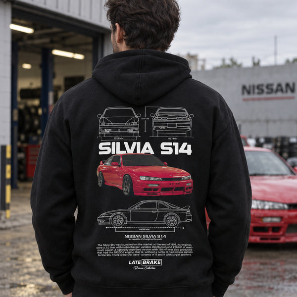 Silvia S14 Drivers Collective Hoodie — lifestyleSQ