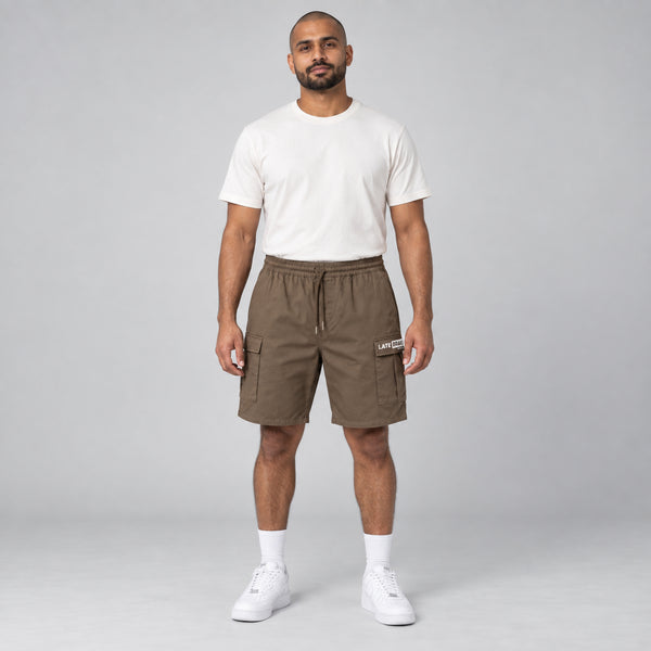 Supply Co. Cargo Shorts 19" — studio-front