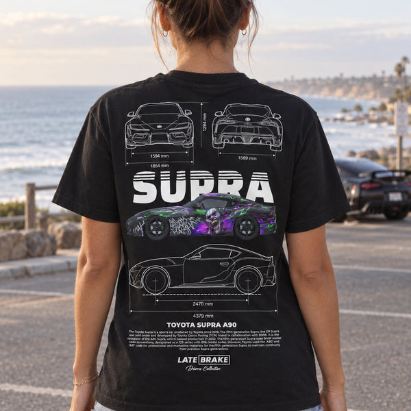 Supra A90 Joker Drivers Collective T-Shirt — lifestyleSQ