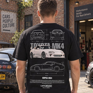 Supra Mk4 (WHT) Drivers Collective T-Shirt — lifestyleSQ