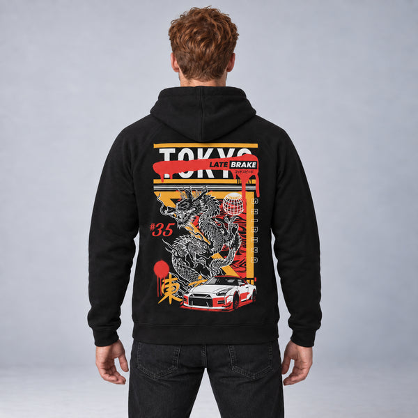 Tokyo #35 Hoodie — studio-rear